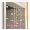 Estilo Femenino Cortina de Puerta con Lazo Dormitorio Sala de Estar Cortina Divisoria Ventana Decoración de Fiesta Cortina de Flor con Cuentas de Mariposa Transfronteriza