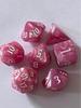 7 conjuntos de nova fonte Pearl pattern Macron color series multi-sided dice digital dice DND PRTG running group tour