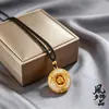 Colar banhado a ouro vietnamita com pingente de Buda, um design natural popular, pingente genuíno e personalizado para mulheres