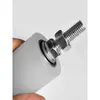 Polea de posicionamiento de nailon guía rueda colgante abrazadera de puerta corrediza rodamiento de rueda rueda rodante riel liso rueda móvil