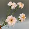 Rueda de Explosiones al por Mayor Fengju Adornos de Flores Decorativas para Sala de Estar Flor Falsa Pastoral Rama Única 5 Centaurea