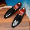 Mocasines para Hombre 2026 Modelo Nuevo Charol Brillante Zapatos Slip-On de Gama Alta Casuales de Piel