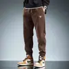 Pantalones Casuales de Pana para Hombre 2026 Primavera/Otoño con Diseño de Cordón, Pantalones Jogger Deportivos y a la Moda para Hombre