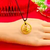 Collar Colgante Tradicional de Amuleto de la Suerte, Colgante Personalizado para Mujer Xiaohongshu, Cadena para Suéter Hecha a Mano, Entrega Rápida Mismo Estilo, Venta al por Mayor
