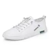Zapatillas Blancas para Hombre, Zapatos Casuales Slip-On Bordados de Primavera y Otoño, Zapatillas Deportivas de un Solo Paso, Zapatos Nuevos de Moda para Hombre