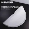 Papel de Hornear en Forma de Anillo, Papel con Base Integrada para Parrilla de Olla Caliente, Papel de Aceite de Silicona Antiadherente de Doble Cara 42g, Forma Personalizable