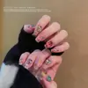 Acessórios para Nail Art Rede de Diamante Transparente Venda Quente Coração Torto Machado Gota d'Água Quadrado Gordo Borboleta Diamante Branco Folha de Ouro Decorações para Unhas