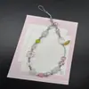 Colgante de Tulipán Cadena Fresca para Teléfono Móvil Pulsera Hecha a Mano con Cuentas Cadena Colgante para Auriculares Polaroid Cordón para Teléfono Móvil