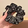 Scrunchie de cetim plissado estilo coreano para mulheres, novo modelo 2026, alta elasticidade, prendedor de cabelo durável, faixa de cabelo, acessório de cabelo elástico