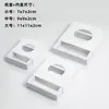 Caja de exhibición de película de PE transparente con funda de papel caja de embalaje para colgar bolsa de regalo caja de papel para joyas anillo joyería