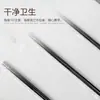 Pacote único de canudos descartáveis para bubble tea, canudos grossos para leite de soja e suco, plástico transparente, uso comercial, 1000 peças