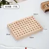 Suporte de exibição para grampos de cabelo painel de madeira com pinos secador de argila leve painel de armazenamento para flores de crochê DIY banca