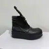 Dropshipping Zapatillas Ro Triángulo Invertido Caña Alta Piel Genuina Aumentadoras de Altura Con Aroma a Leche Suela Gruesa Zapatillas de Calle de Alta Moda Gancho Grande Botines Cortos para Hombre Modernos