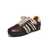 Zapatillas de Entrenamiento Alemanas Augustus de Suela Blanda para Mujer, Nueva Colección Otoño 2026, Tenis Casuales Estilo Ballet Retro Marrón con Tacón Oculto