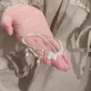 Pulsera de Acero de Titanio, Cascabel de Flor de Ciruelo, Pulsera Estilo Chinoiserie, Pulsera Dulce Ajustable Brillante, Pulsera Versátil Estilo Antiguo