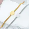 Aço Titânio CompletoAtacado Transfronteiriço de Novo Luxo Leve Banhado a Ouro 18K Não Desbota Elegante Estilo Ins Colar de Alta Qualidade para Mulheres