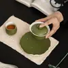 Tazón con Tapa Azul Glaseado y Flores Espolvoreadas con Oro, Juego de Cerámica para Té Kung Fu Casero, Taza de Té para Preparar, Taza de Té para Ofrenda, Taza de Té Personal