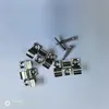 Sujetadores de Plástico para Pisos de Madera Plástico Clips de Fijación de Plástico Tornillos de Cola de Milano Clips de Acero Inoxidable Accesorios para Pisos de Madera y Plástico Tipo Clip