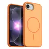 Estilo Simples Adequado para iPhone 17E Capa Magnética para Celular com Cor Contrastante e Toque Semelhante à Pele, Capa Protetora Anti-Queda nos Quatro Cantos para Apple 17 Pro