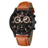 Reloj de Cuarzo para Hombre Modelo Nuevo Ginebra Más Vendido Transfronterizo, Reloj de Cuero para Hombres de Negocios, Wholesale de Negocios para Hombres de Comercio Exterior