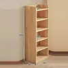Estantería de almacenamiento de madera maciza para sala de estar, estantería infantil integrada simple, estantería de varios niveles para el hogar para dormitorio y jardín de infantes, modelo nuevo