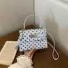 Comércio Exterior Estilo Coreano Fivela de Bolinhas 2026 Nova Moda Texturizada Bolsa de Mão Feminina Pequena Versátil Bolsa de Ombro Transversal
