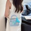 Bolso de Mano de Perlas para Niñas 2024 Nuevo Bolso para Niñas Bolso Cruzado Accesorios de Princesa Bolso de Hombro Estilo Chanel