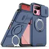 Capa de Celular com Janela Deslizante Aplicável Transfronteiriça Oppo A6 Pro Realme16 Capa Protetora com Anel de Suporte Anti-Queda