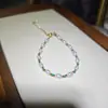 Collar Separador de Perlas de Agua Dulce y Turquesa, Estilo Minimalista de Moda, Gargantilla de Cuentas, Pulsera Estilo Chino Nuevo