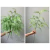 Novo Fabricante de Folhagens Artificiais: Folha Persa de Haste Única, Mimosa, Fruta Ding-Dong, Arranjo de Flores para Corredor de Casamento com Tema Florestal Atacado