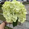 Fabricante de Flores Artificiales para Bodas Verdes Hortensia Verde Rosa Rocío de Golondrina Loto Bola de Cebolla Decoración Suave para Bodas Flor Artificial al por Mayor