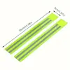 Correas reflectantes para caminar, andar en bicicleta y correr de noche. Cinta reflectante de seguridad para muñeca, brazo, tobillo y pierna. Alta visibilidad.