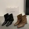Fivela de Cinto Retrô Botas Martin para Mulheres, Novo Estilo Britânico Outono e Inverno, Salto Grosso, Botas de Cano Curto Quadradas Emagrecedoras
