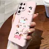 Estuche Rosa Lindo de Perro Dachshund de Venta Caliente en Comercio Exterior Adecuado para Galaxy S25, S24, Samsung A55 Estuche Protector Anti-Caídas para Teléfono
