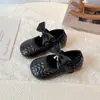 Zapatos Mary Jane con Lazo para Niñas, Zapatos de Cuero de Suela Blanda para Niños, Elegantes Zapatos de Princesa Estilo Francés para Primavera y Otoño, Zapatos Planos Pequeños Estilo Chanel