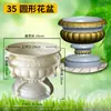 Fundo de Injeção Molde de Vaso Redondo Flor Molde Vaso Cimento Molde Autoprodução Vaso de Bonsai Plástico Aço Espessado Concreto Outro