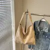 Bolso de Hombro de Gama Alta para Mujer 2025 Nuevo Bolso de Suede para la Axila Bolso Cruzado de Moda Bolso Tote de Gran Capacidad