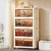 Armario de Almacenamiento Plegable Multifuncional de Múltiples Capas Engrosado para Hogar, Sala de Estar, Dormitorio, Renta, Ropa, Bocadillos, Libros, Juguetes