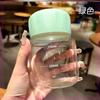 Copo de Água com Aparência Premium 2025 Novo Estilo Copo de Chá para Meninas Copo Duplo para Beber com Canudo Alça Fofa de Estudante Copo Térmico