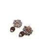 Pendientes de Cristal con Cuentas Florales Estilo Chino, Lujo Ligero, Gama Alta, Pendientes de Botón Modernos y Exquisitos, Diseño de Nicho, Pendientes Versátiles y Elegantes