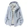 Chaqueta de Montañismo a Prueba de Viento e Impermeable para Pareja con Relleno Desmontable (Forro polar) Forro, Tres en Uno 0.05kg Juego de Piezas