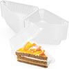 Triângulo Transparente Caixa De Bolo Durian Lasanha Sanduíche Pacote Descartável Cozimento West Point Caixa De Comida Amazon