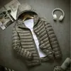 Liquidación de fin de temporada Pedido original de comercio exterior alemán Algodón plumón Ultraligero Algodón talla grande Hombre Primavera Algodón ligero