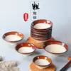 Cuenco de Barro Retro, Cuenco de Cerámica Gruesa, Vajilla de Barro, Cuenco Viejo para Cocinar Carne al Vapor, Cuenco para Vino Fondue, Cuenco de Cerámica Gruesa, Antiguo y Nostálgico