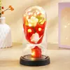 Buquê de Flores Eternas em Acrílico Luminária de Mesa Ornamento Estilo Ins Presente para Professor, Namorada, Presente Criativo de Aniversário e Dia dos Namorados