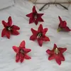 Flores Artificiales Flores de Seda Accesorios para el Cabello Materiales DIY Accesorios Hechos a Mano Boda Decoración del Hogar Flores de Cabeza de Lirio de Simulación