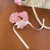 Lazo de Cinta de Tulipán Lazo para el Cabello Pasador Pinza Lateral Tocado Lateral Flor Clip de Flor Mori Tocado Dopamina