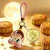 Chaveiro de Ouro Puro 999, Pingente para Bolsa, Chaveiro Dourado para Presente, Enfeite para Pendurar no Carro, Venda por Atacado de Fábrica, Pedido Mínimo Uma Peça