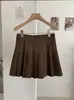 Kekezoon 2026 Nueva Falda Plisada Primavera, Verano, Otoño Estilo Universitario Adelgazante Falda Línea A Falda Corta Anti-Exposición 8220