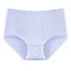 Estilo Nuevo Algodón Puro Jacquard Cintura Alta Control de Abdomen Mujer Transpirable Algodón Puro Entrepierna Antibacteriana Cómodo Aderente a la Cadera Diseño Jacquard Bragas